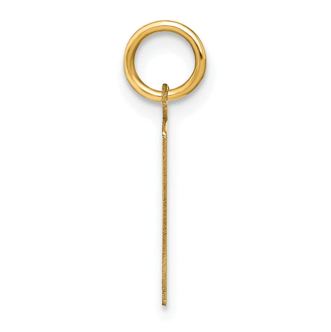 Lovely Rita's Pendants & Charms 14k Yellow Gold Women's Letter F Initial Charm Pendant