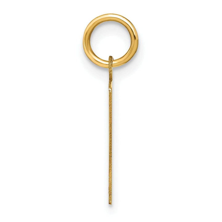 Lovely Rita's Pendants & Charms 14k Yellow Gold Women's Letter F Initial Charm Pendant