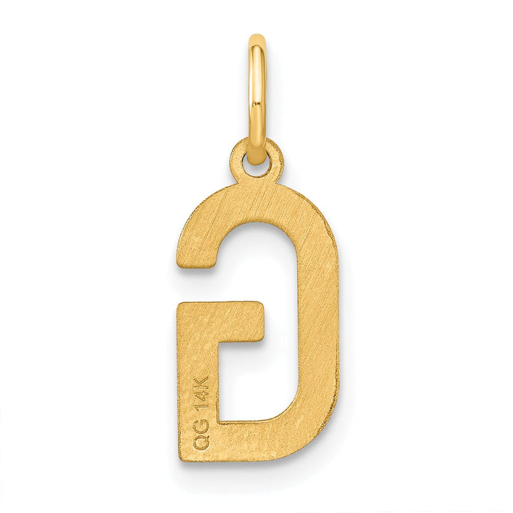 Lovely Rita's Pendants & Charms 14k Yellow Gold Women's Letter G Initial Charm Pendant
