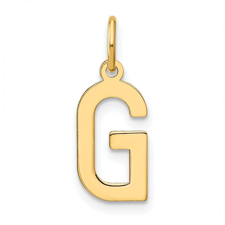 Lovely Rita's Pendants & Charms 14k Yellow Gold Women's Letter G Initial Charm Pendant