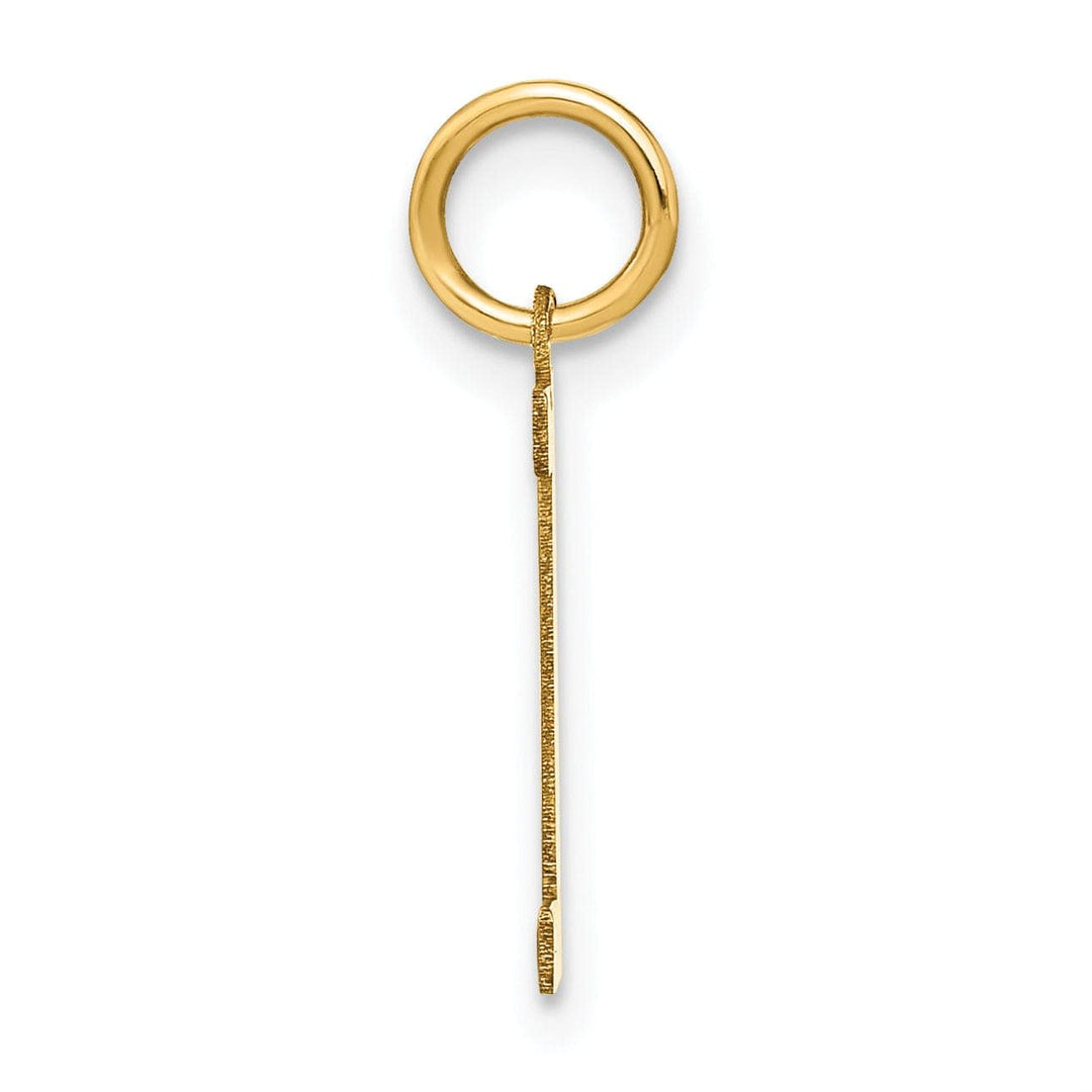 Lovely Rita's Pendants & Charms 14k Yellow Gold Women's Letter I Initial Charm Pendant