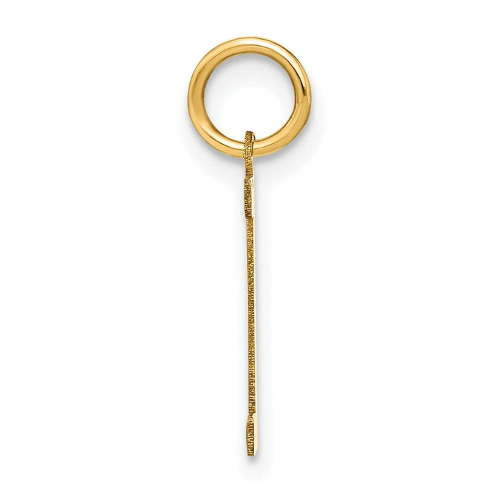 Lovely Rita's Pendants & Charms 14k Yellow Gold Women's Letter I Initial Charm Pendant