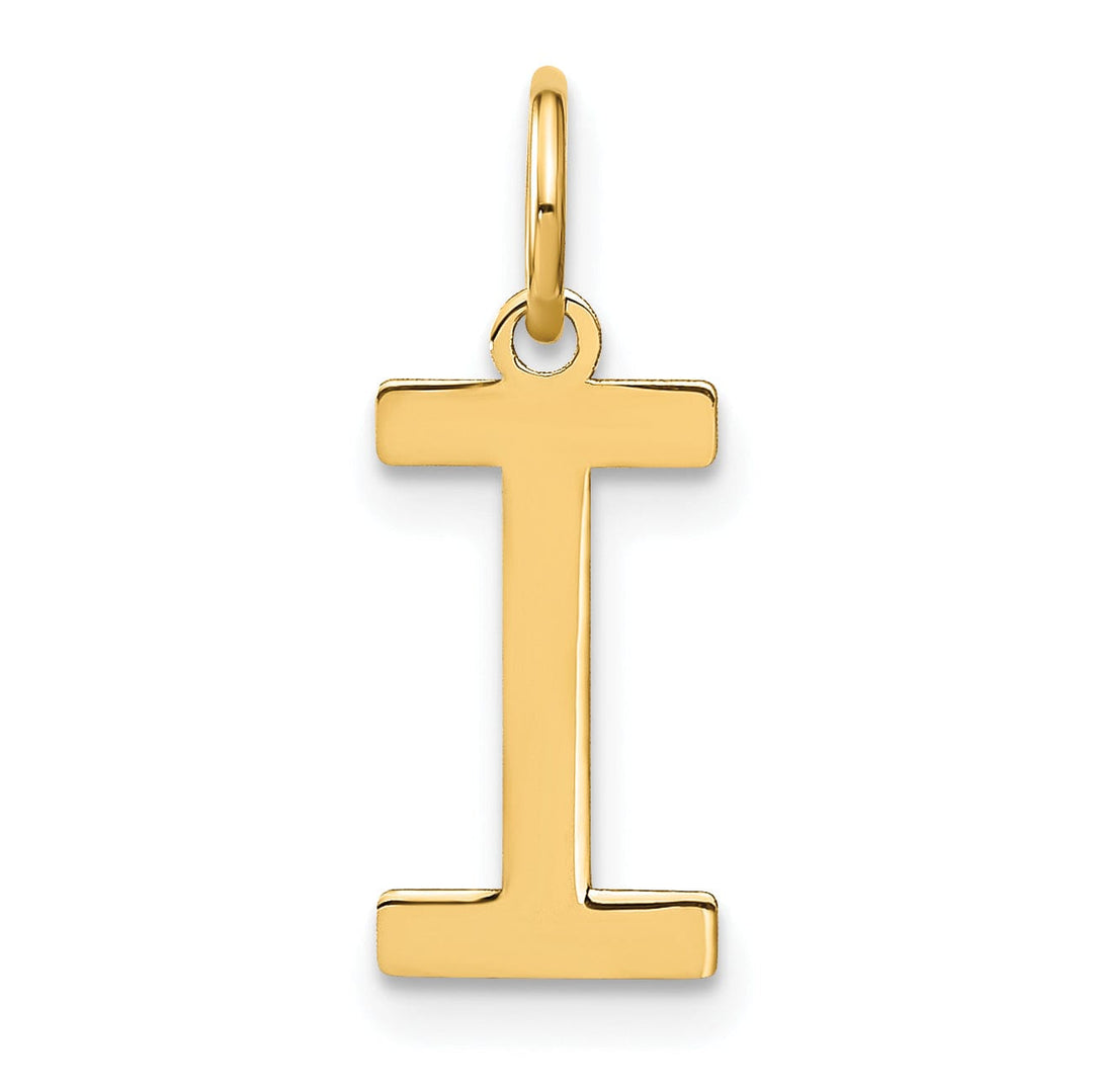 Lovely Rita's Pendants & Charms 14k Yellow Gold Women's Letter I Initial Charm Pendant