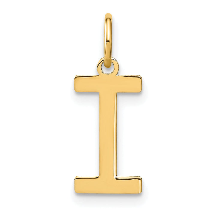 Lovely Rita's Pendants & Charms 14k Yellow Gold Women's Letter I Initial Charm Pendant