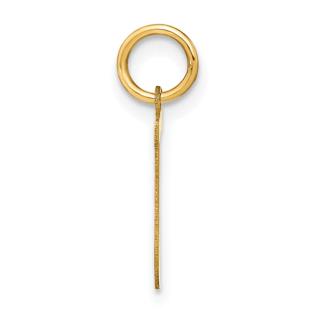 Lovely Rita's Pendants & Charms 14k Yellow Gold Women's Letter J Initial Charm Pendant