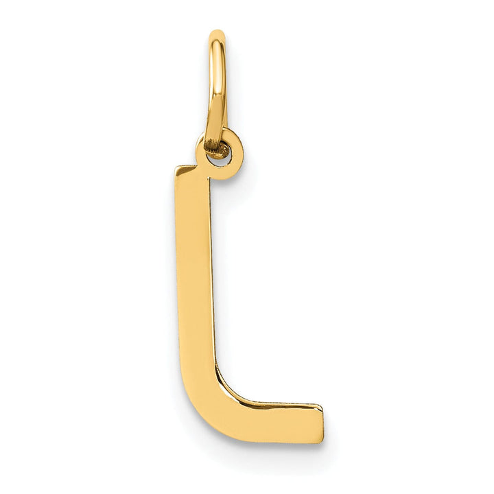 Lovely Rita's Pendants & Charms 14k Yellow Gold Women's Letter L Initial Charm Pendant