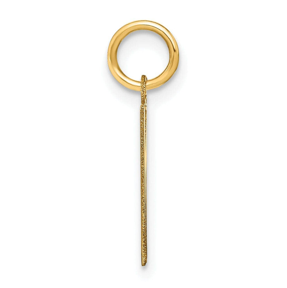 Lovely Rita's Pendants & Charms 14k Yellow Gold Women's Letter M Initial Charm Pendant