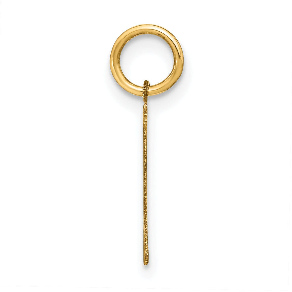 Lovely Rita's Pendants & Charms 14k Yellow Gold Women's Letter T Initial Charm Pendant