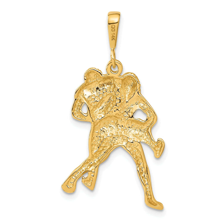 Lovely Rita's Pendants & Charms 14k Yellow Gold Wrestling Charm Pendant