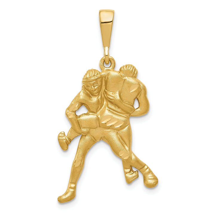 Lovely Rita's Pendants & Charms 14k Yellow Gold Wrestling Charm Pendant