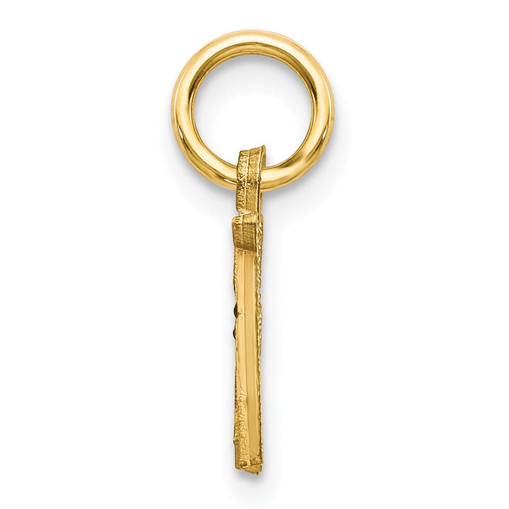 Lovely Rita's Pendants & Charms 14k Yellow GoldSmall Script Design Letter A Initial Charm Pendant