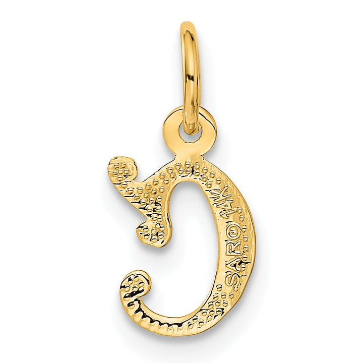 Lovely Rita's Pendants & Charms 14k Yellow GoldSmall Script Design Letter C Initial Charm Pendant