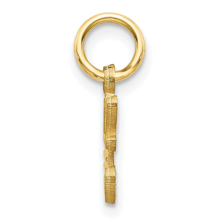 Lovely Rita's Pendants & Charms 14k Yellow GoldSmall Script Design Letter C Initial Charm Pendant