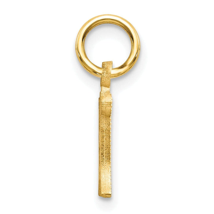 Lovely Rita's Pendants & Charms 14k Yellow GoldSmall Script Design Letter H Initial Charm Pendant