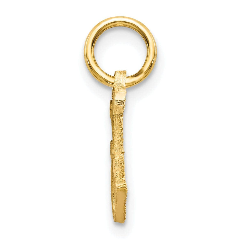 Lovely Rita's Pendants & Charms 14k Yellow GoldSmall Script Design Letter J Initial Charm Pendant