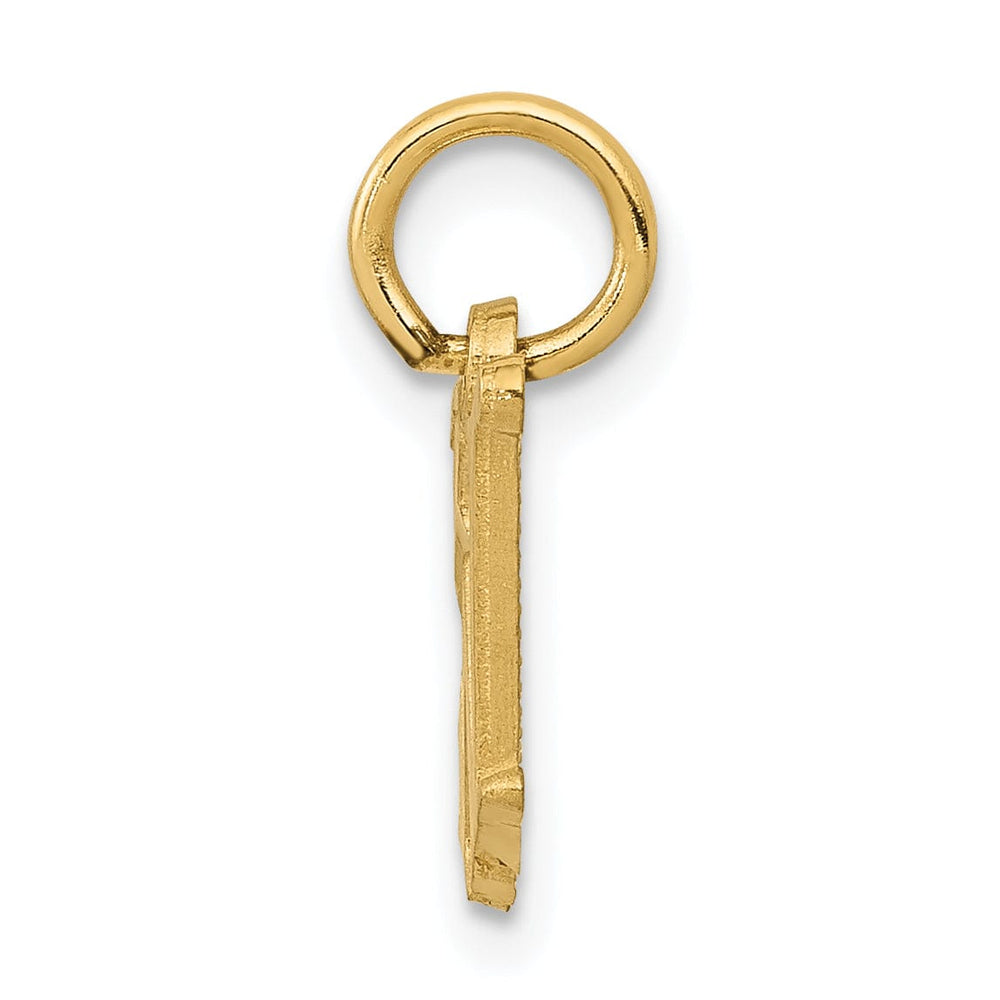 Lovely Rita's Pendants & Charms 14k Yellow GoldSmall Script Design Letter W Initial Charm Pendant