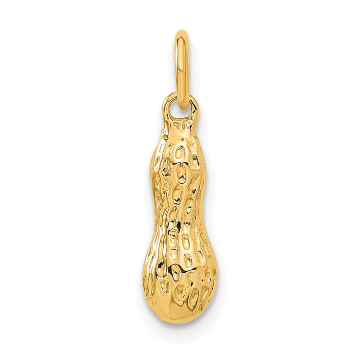 Lovely Rita's Pendants & Charms 14k Yellow Polished Finish Gold Peanut Charm Pendant