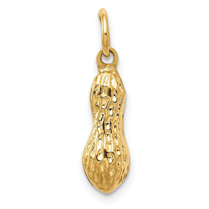 Lovely Rita's Pendants & Charms 14k Yellow Polished Finish Gold Peanut Charm Pendant