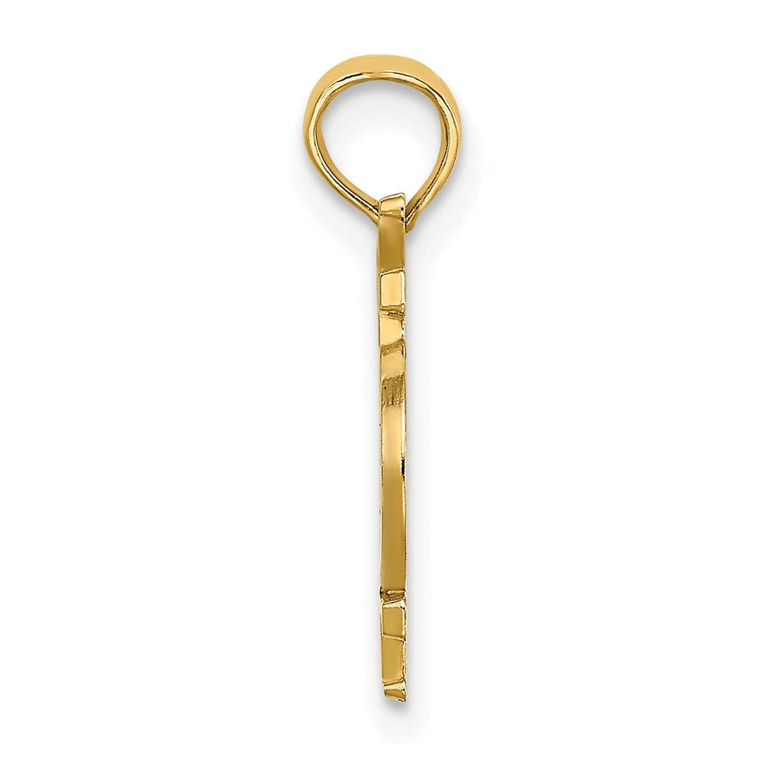 Lovely Rita's Pendants & Charms 14K Yellow, White Gold KEY WEST Banner under Bicycle Pendant