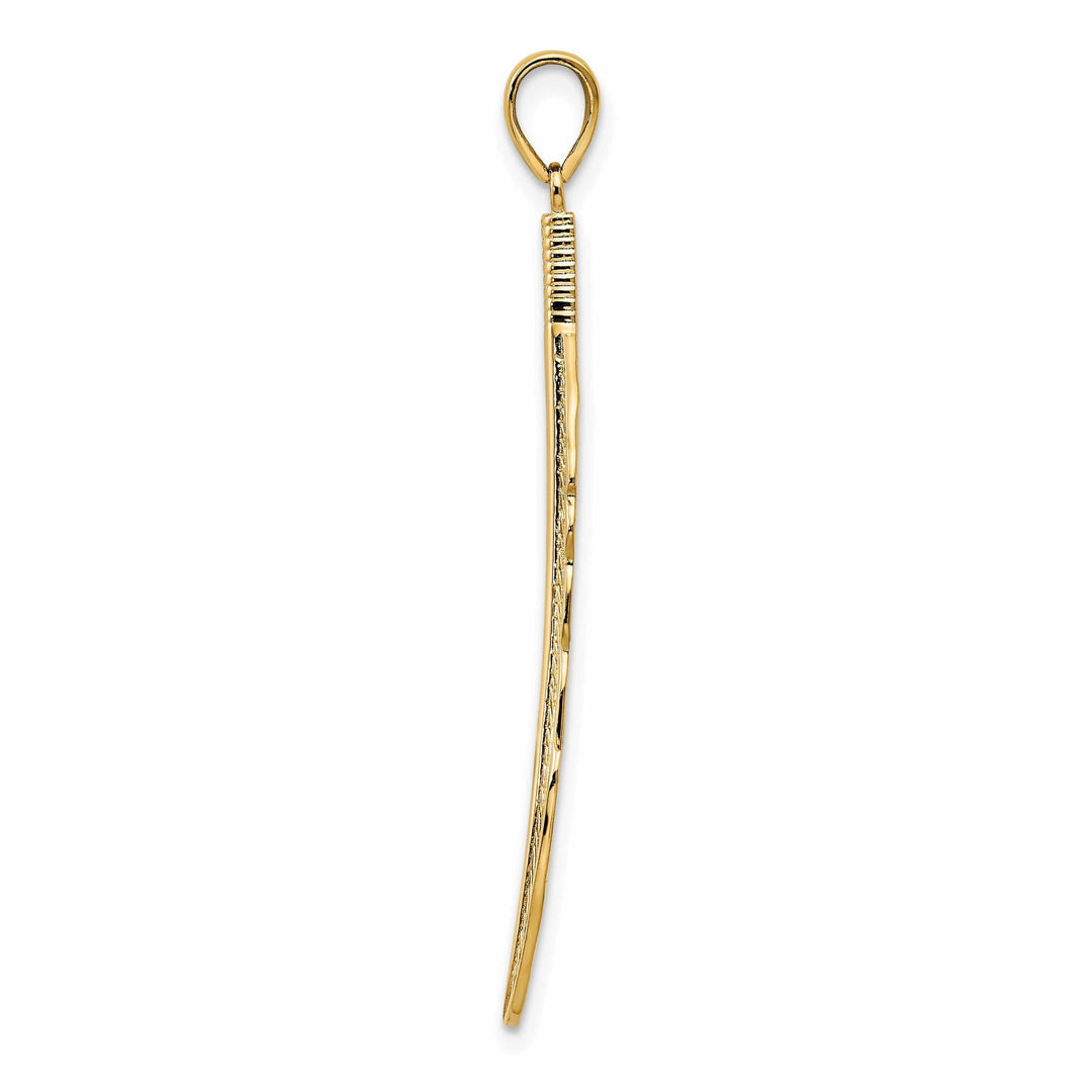 Lovely Rita's Pendants & Charms 14kt Yellow Gold Feather charm Pendant