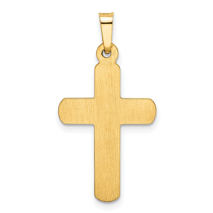 Lovely Rita's Pendants & Charms 14kYellow Gold Satin Finish Latin Cross Pendant