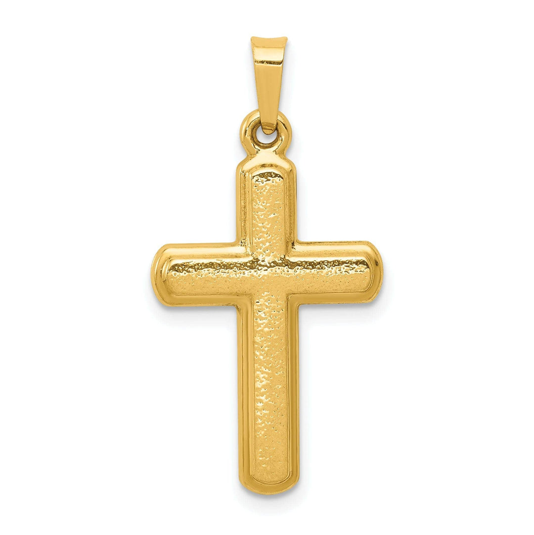 Lovely Rita's Pendants & Charms 14kYellow Gold Satin Finish Latin Cross Pendant
