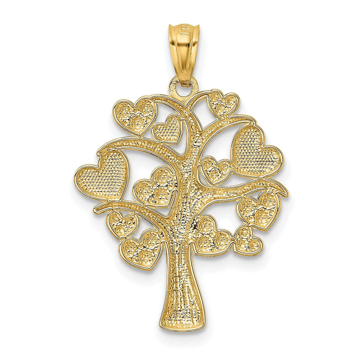 Lovely Rita's Pendants & Charms 14kYellow Gold Tree of Life with Hearts Pendant