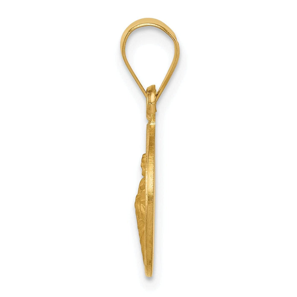 Lovely Rita's Pendants & Charms 18k Yellow Gold Saint Jude Medal Pendant