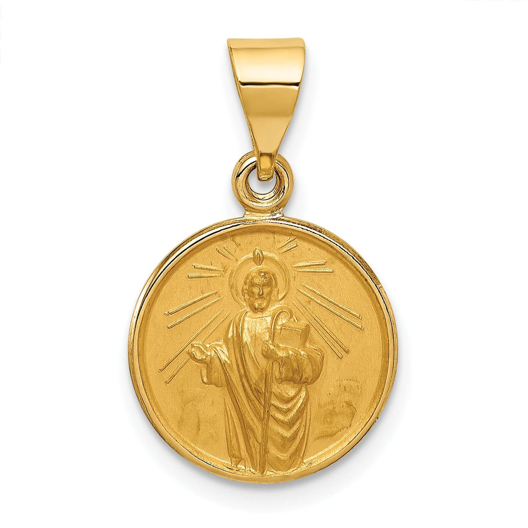 Lovely Rita's Pendants & Charms 18k Yellow Gold Saint Jude Medal Pendant