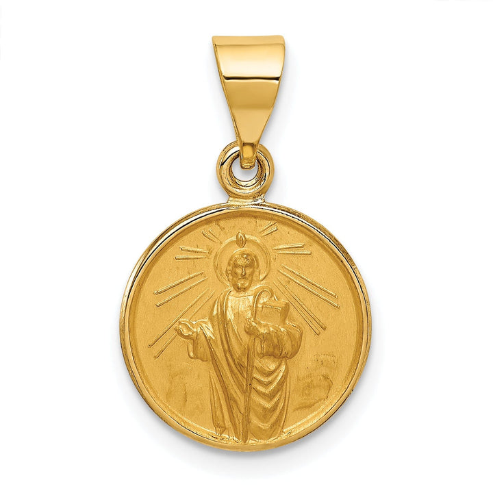 Lovely Rita's Pendants & Charms 18k Yellow Gold Saint Jude Medal Pendant