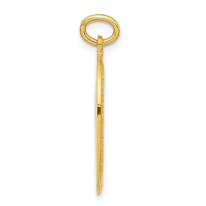 Lovely Rita's Pendants & Charms 24k Gold-plated Silver StChristopher Tennis Medal