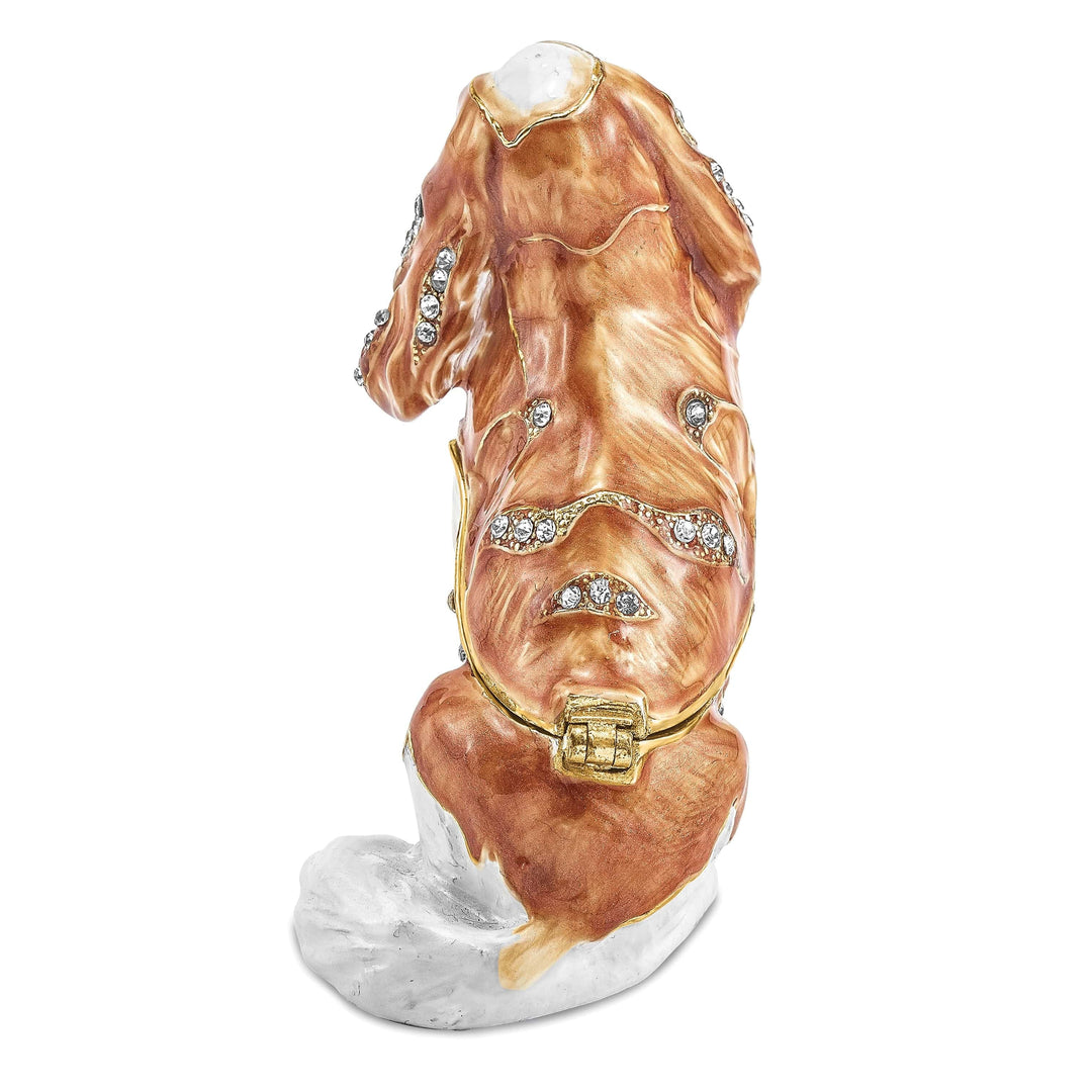 Luxury Giftware by Jere Pendants & Charms Bejeweled HENRIETTA Maria Cavalier King Charles Spaniel Trinket Box