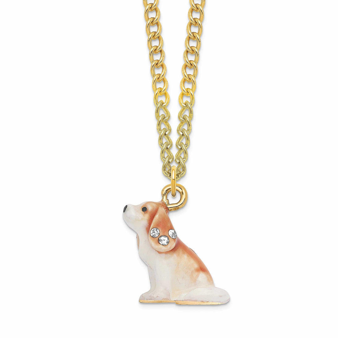 Luxury Giftware by Jere Pendants & Charms Bejeweled HENRIETTA Maria Cavalier King Charles Spaniel Trinket Box