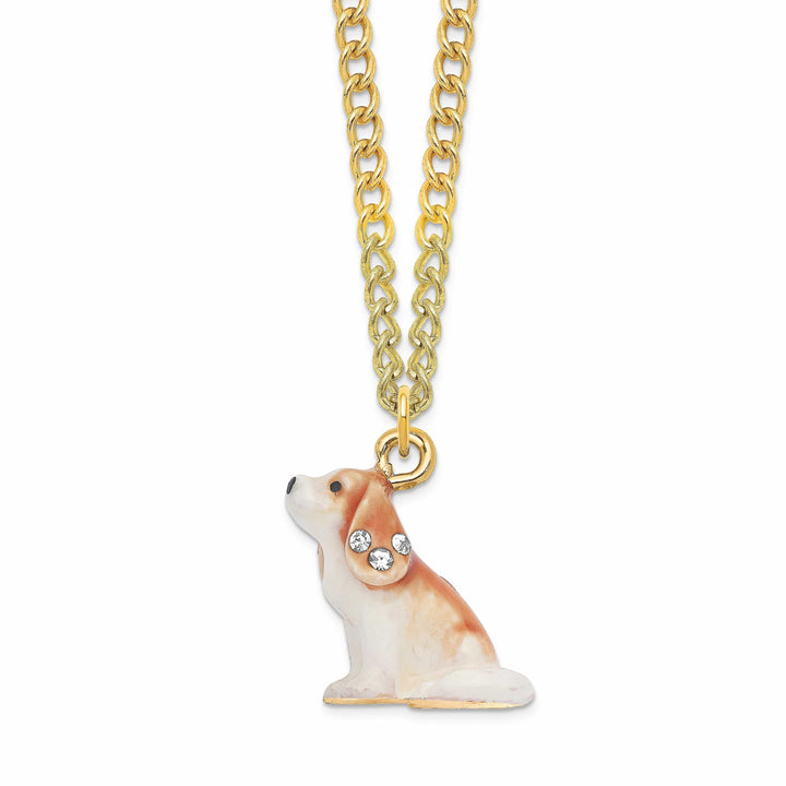 Luxury Giftware by Jere Pendants & Charms Bejeweled HENRIETTA Maria Cavalier King Charles Spaniel Trinket Box
