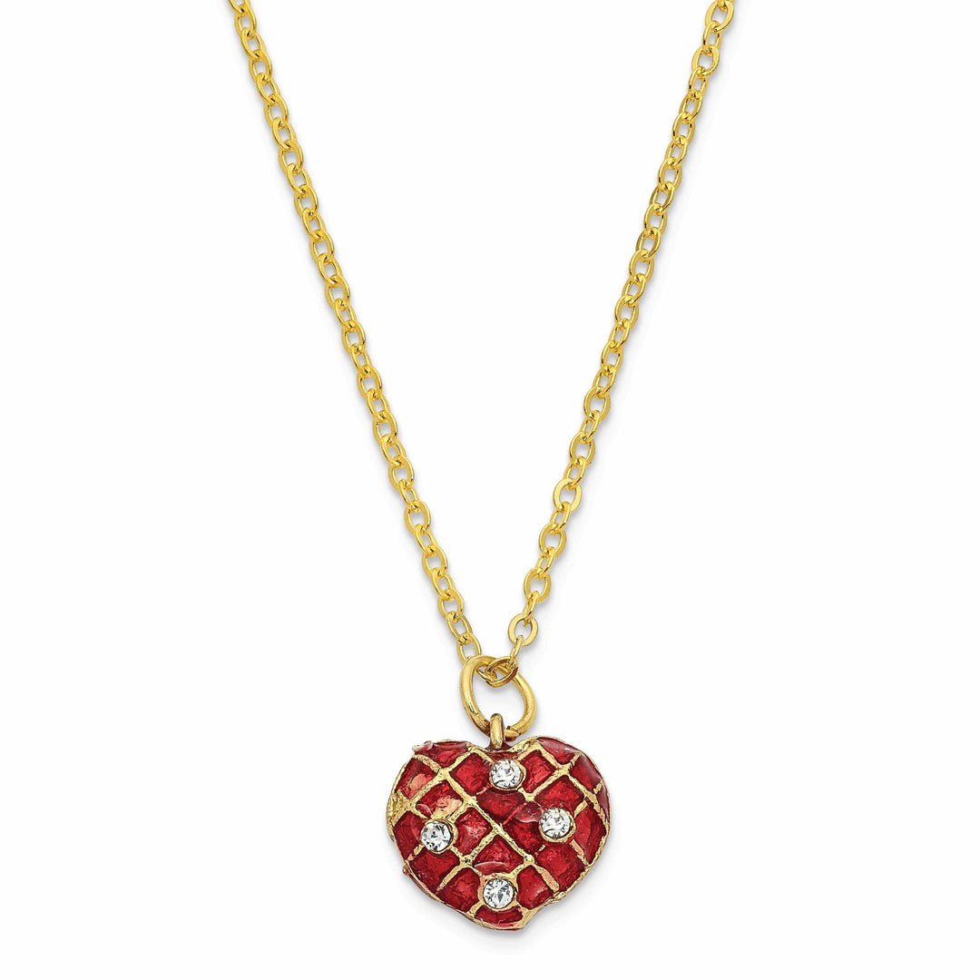Lovely Rita's Pendants & Charms Bejeweled Multi Color Finish PEEK-A-BOO Decorative Heart Trinket Box