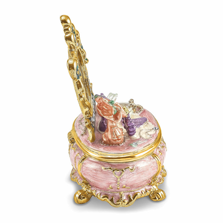 Lovely Rita's Pendants & Charms Bejeweled Multi Color Finish VANITY Dressing Makeup Table Trinket Box