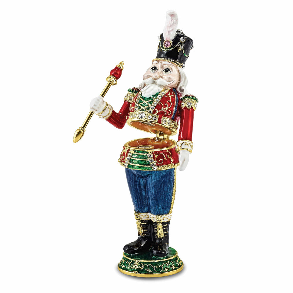 Lovely Rita's Pendants & Charms Bejeweled Pewter Multi Color Finish TORSTEN Toy Soldier Trinket Box