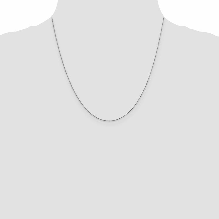 Lovely Rita's Pendants & Charms Leslie 14K White Gold .8 mm wide Pendant Rope