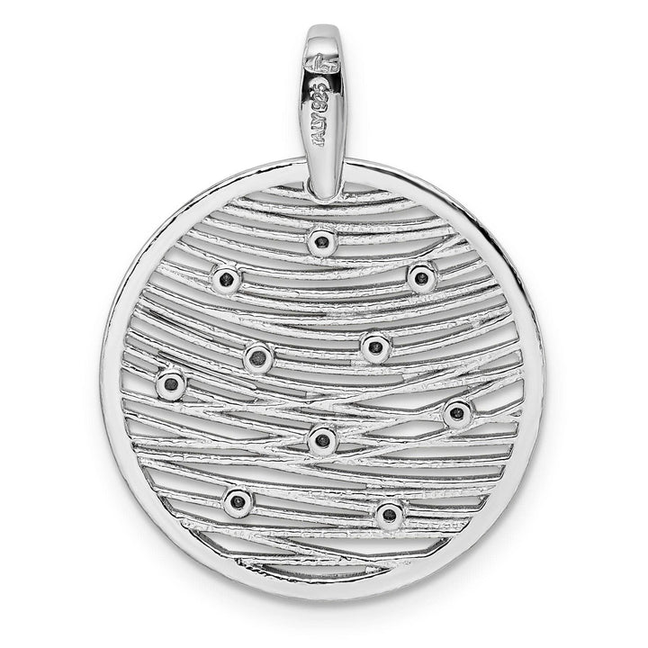 Lovely Rita's Pendants & Charms Leslie Silver Polished Preciosa Crystal Pendant