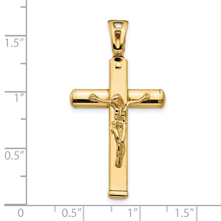 Lovely Rita's Pendants & Charms Leslies 14k Yellow Gold Polish Crucifix Pendant