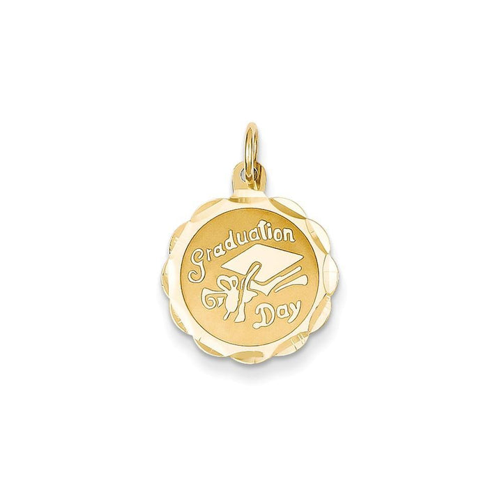 Lovely Rita's Pendants & Charms No Engraving 14k Yellow Gold Graduation Day Charm