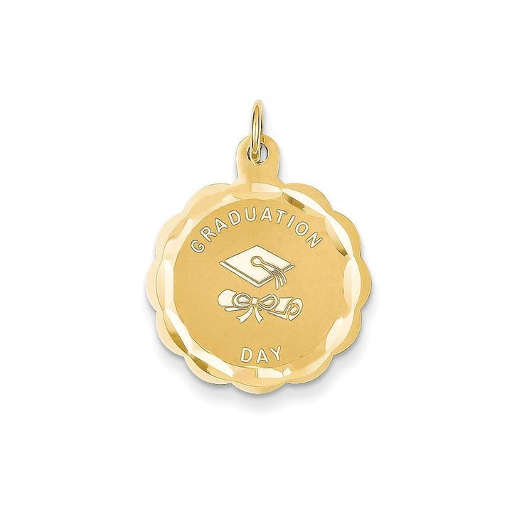 Lovely Rita's Pendants & Charms No Engraving 14k Yellow Gold Graduation Day Charm