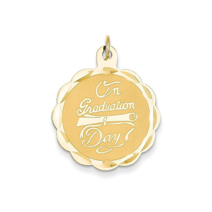 Lovely Rita's Pendants & Charms No Engraving 14k Yellow Gold Graduation Day Charm