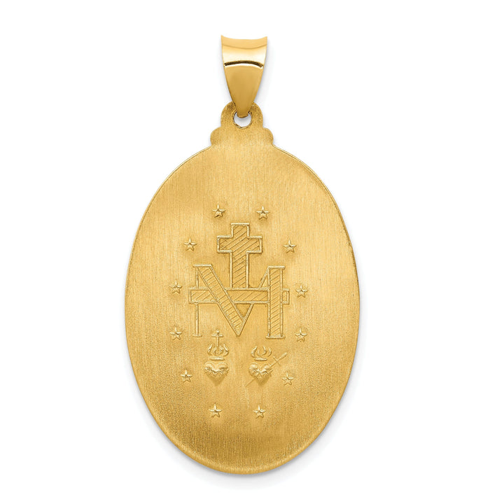 Lovely Rita's Pendants & Charms No Engraving 14k Yellow Gold Miraculous Medal Pendant