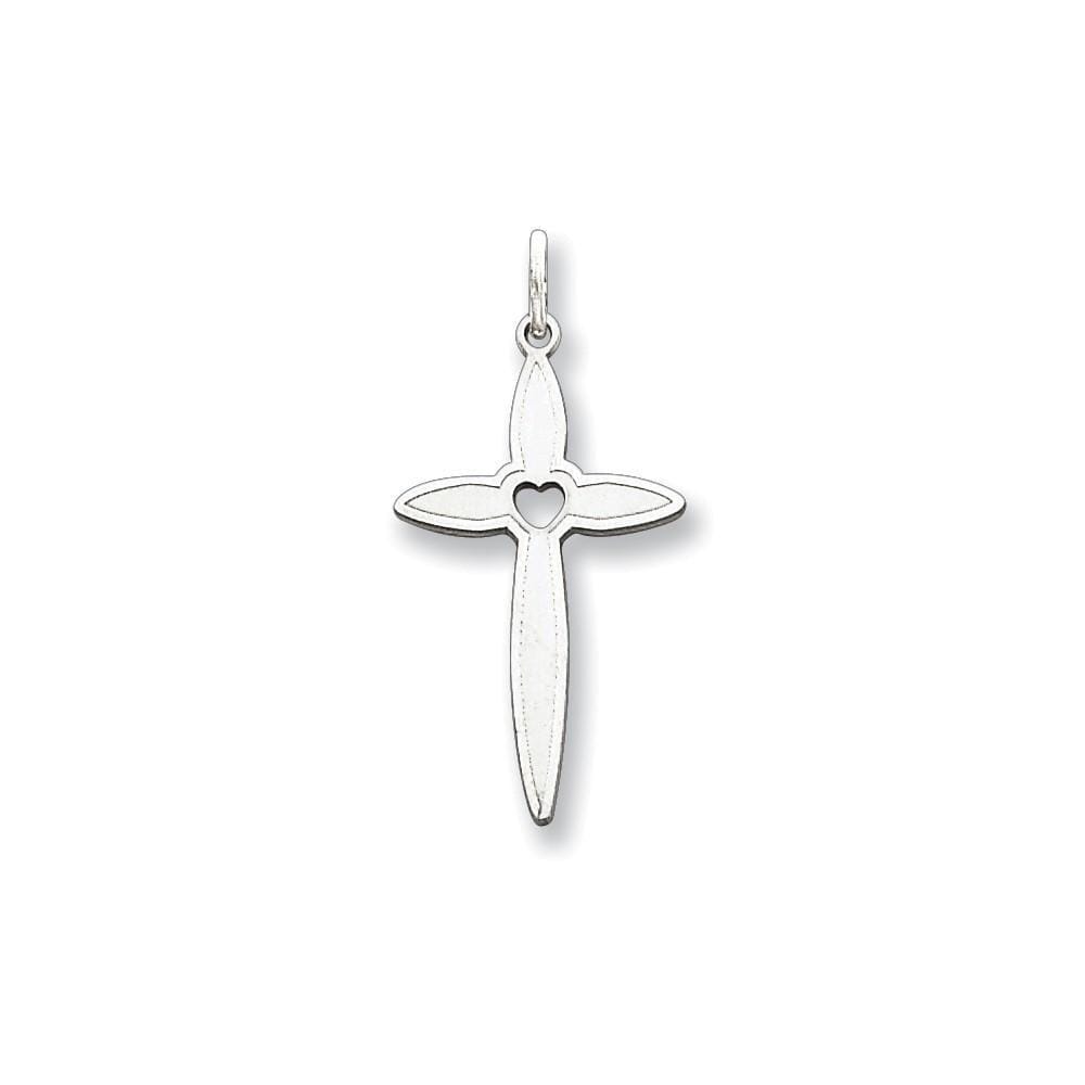 Lovely Rita's Pendants & Charms No Engraving Sterling Silver Laser Designed Cross Pendant