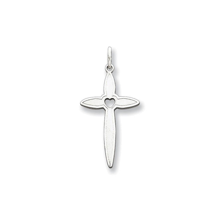 Lovely Rita's Pendants & Charms No Engraving Sterling Silver Laser Designed Cross Pendant