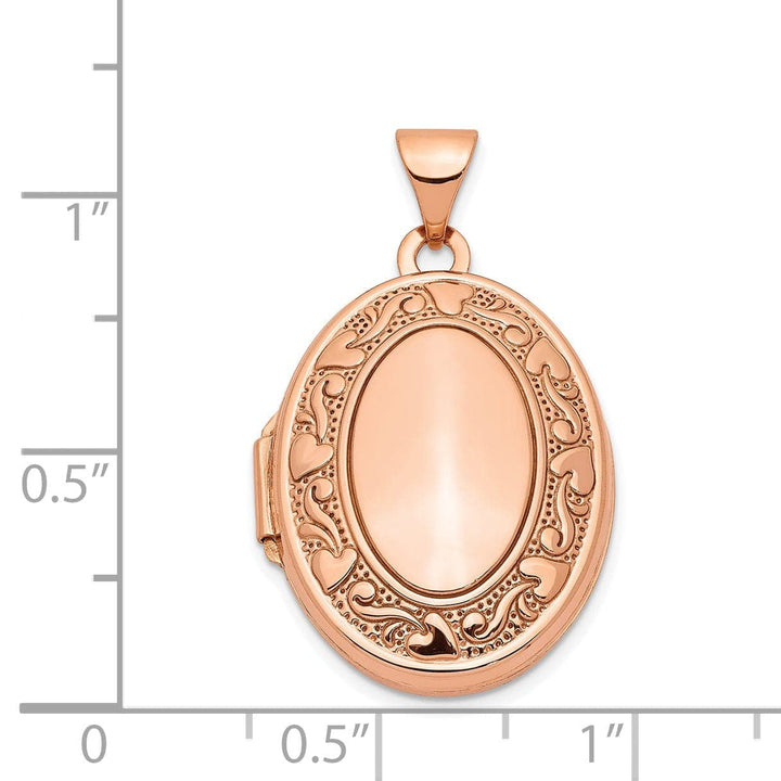 Lovely Rita's Pendants & Charms Rose Gold Oval Locket