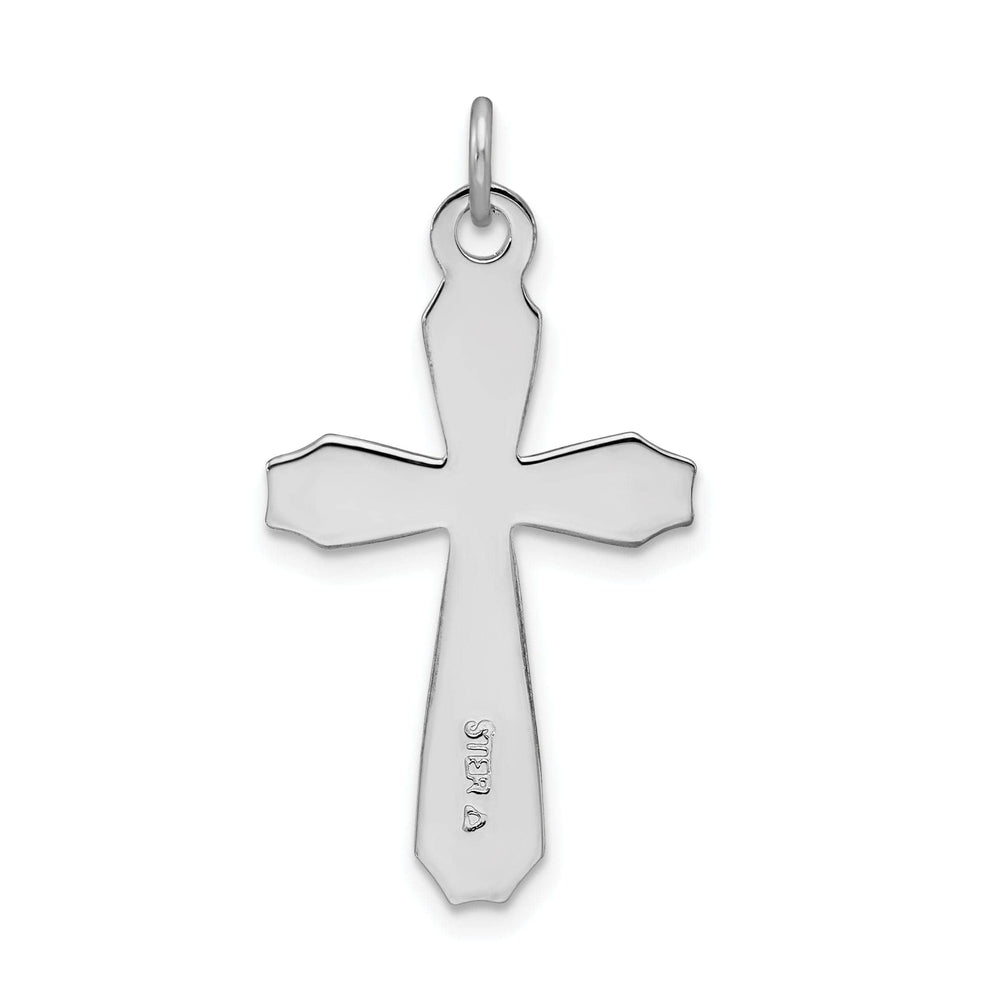 Lovely Rita's Pendants & Charms Silver 18k Gold Plated Polished Cross Pendant