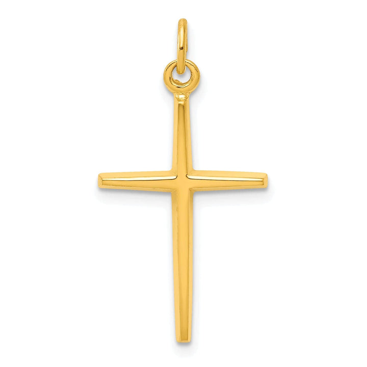 Lovely Rita's Pendants & Charms Silver 24k Gold Finish Passion Cross Pendant