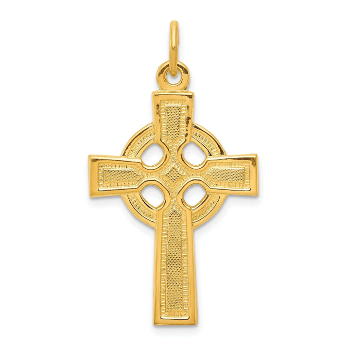 Lovely Rita's Pendants & Charms Silver 24k Gold Plated Celtic Cross Pendant